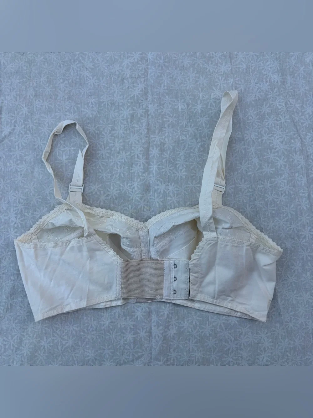 Vintage 50s Exquisite Form Bullet Bra w/ Floral Detail, Coquette Costume